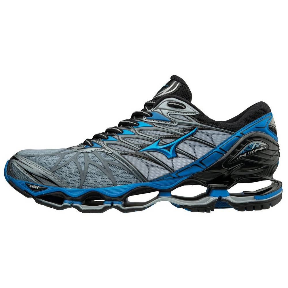 Scarpe Running Mizuno Wave Prophecy 7 Uomo - Nere/Argento - 96480-UQCF